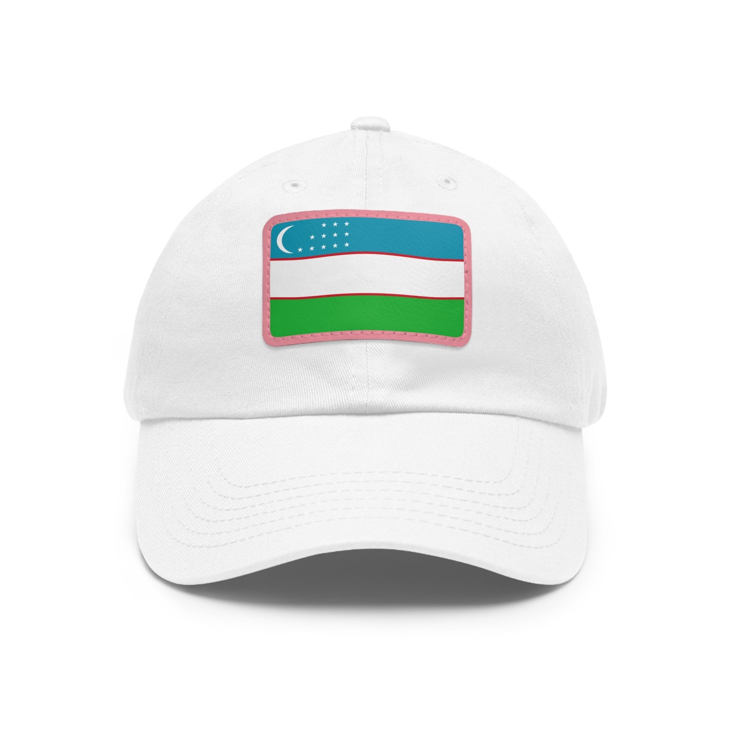 Uzbekistan Leather Patch Hat