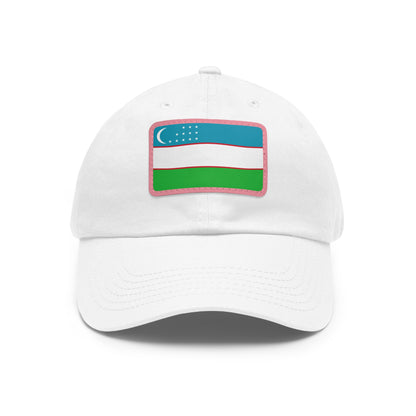 Uzbekistan Leather Patch Hat