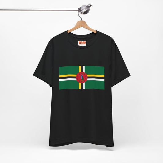 Dominica Flag on T-shirt