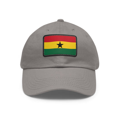 Ghana Leather Patch Hat