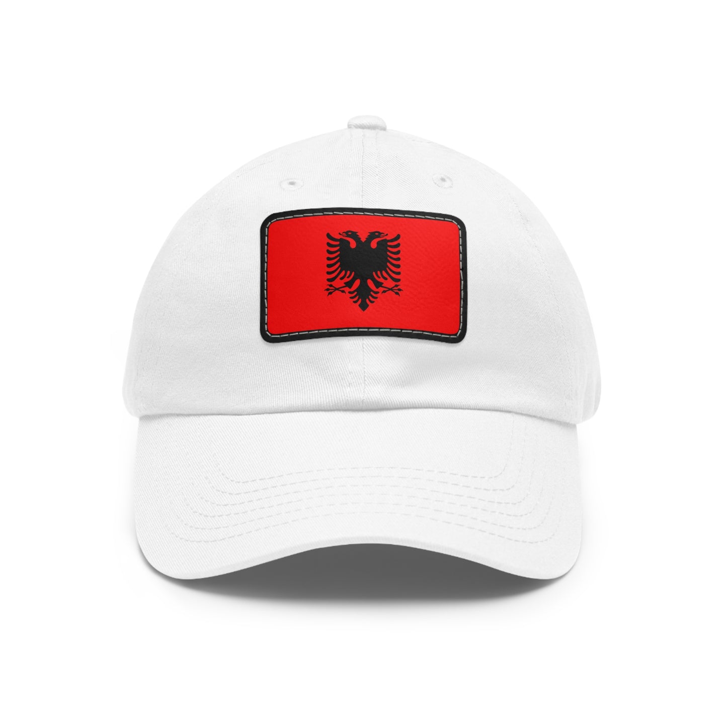 Albania Leather Patch Hat