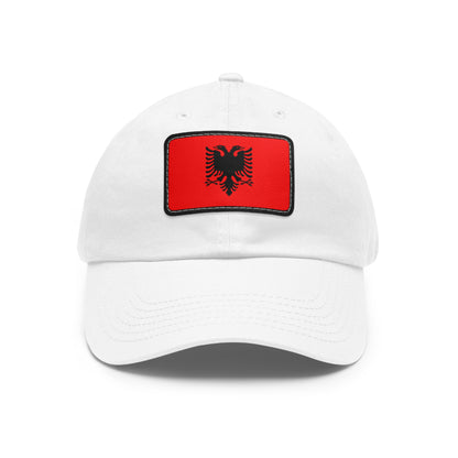 Albania Leather Patch Hat
