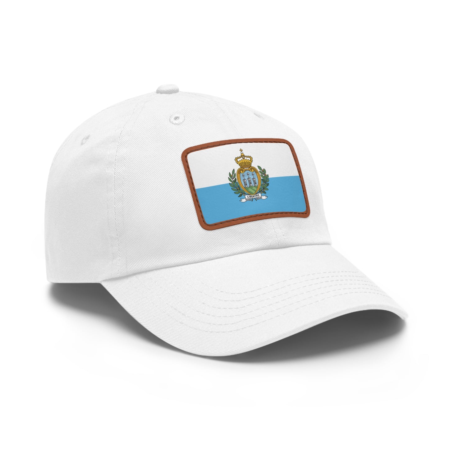 San Marino Leather Patch Hat