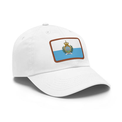 San Marino Leather Patch Hat