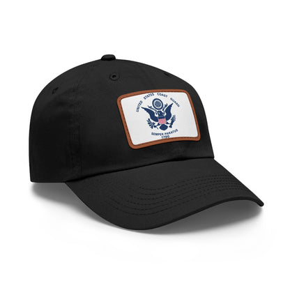 US Coast Guard Leather Patch Hat