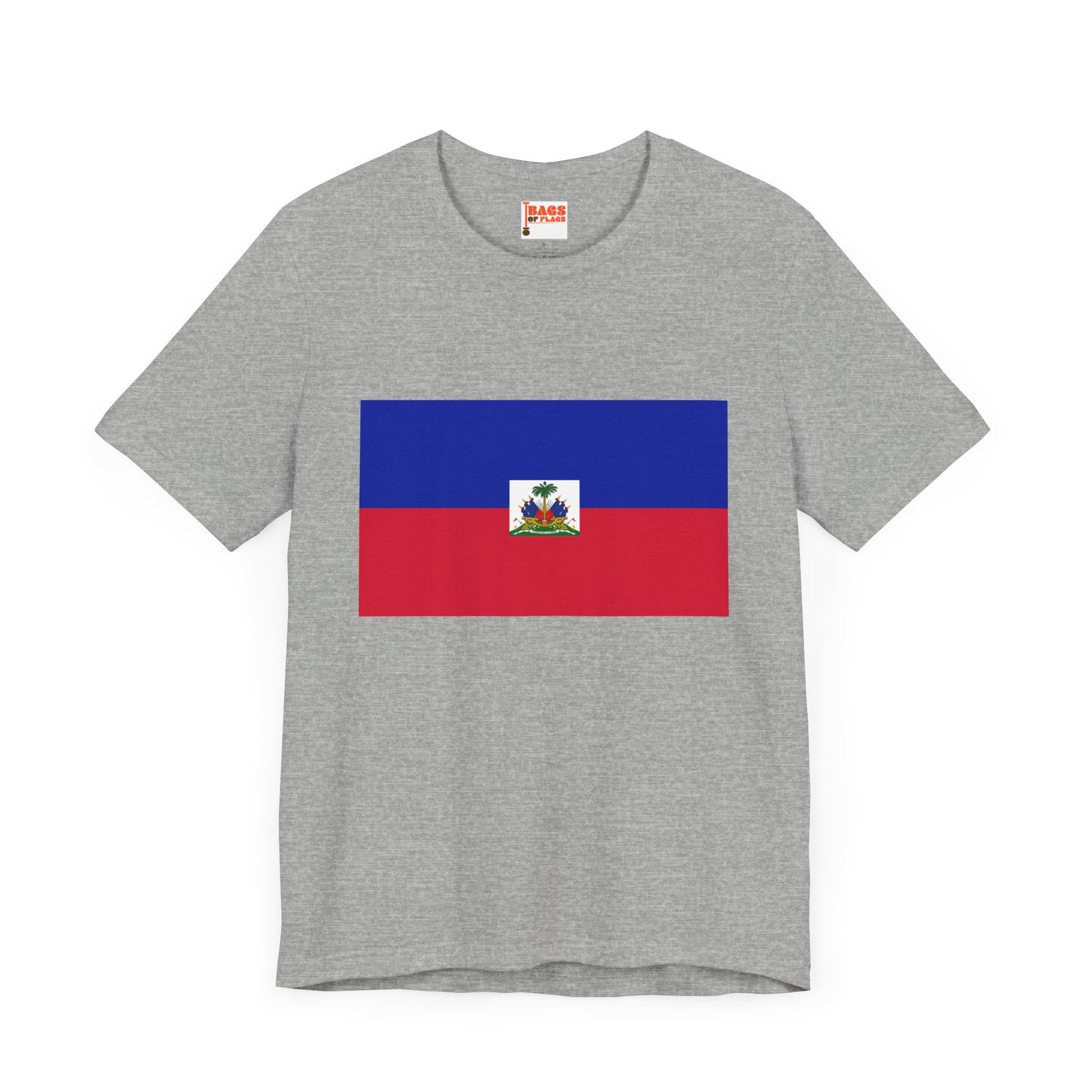 Haiti Flag on T-shirt
