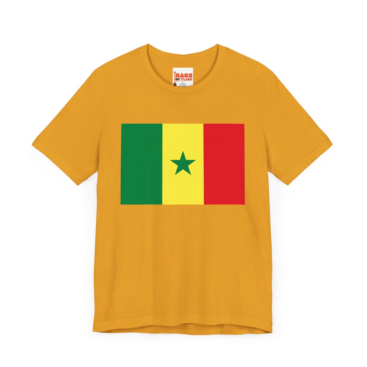 Senegal Flag on T-shirt