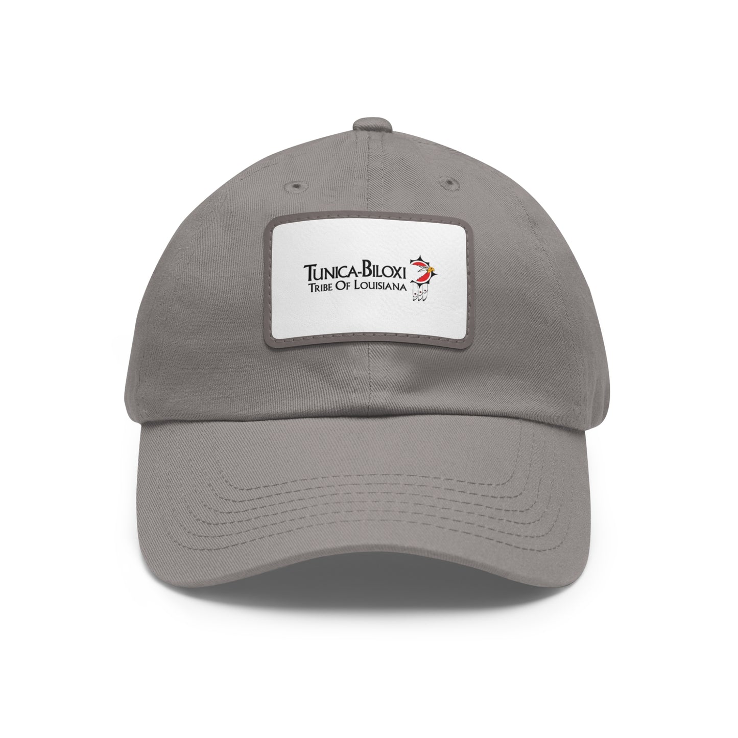 Tunica-Biloxi Tribe Leather Patch Hat