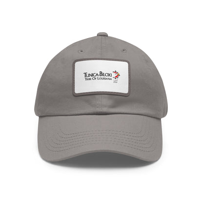 Tunica-Biloxi Tribe Leather Patch Hat