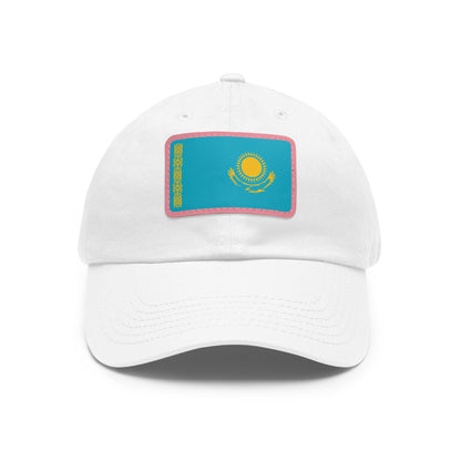 Kazakhstan Leather Patch Hat