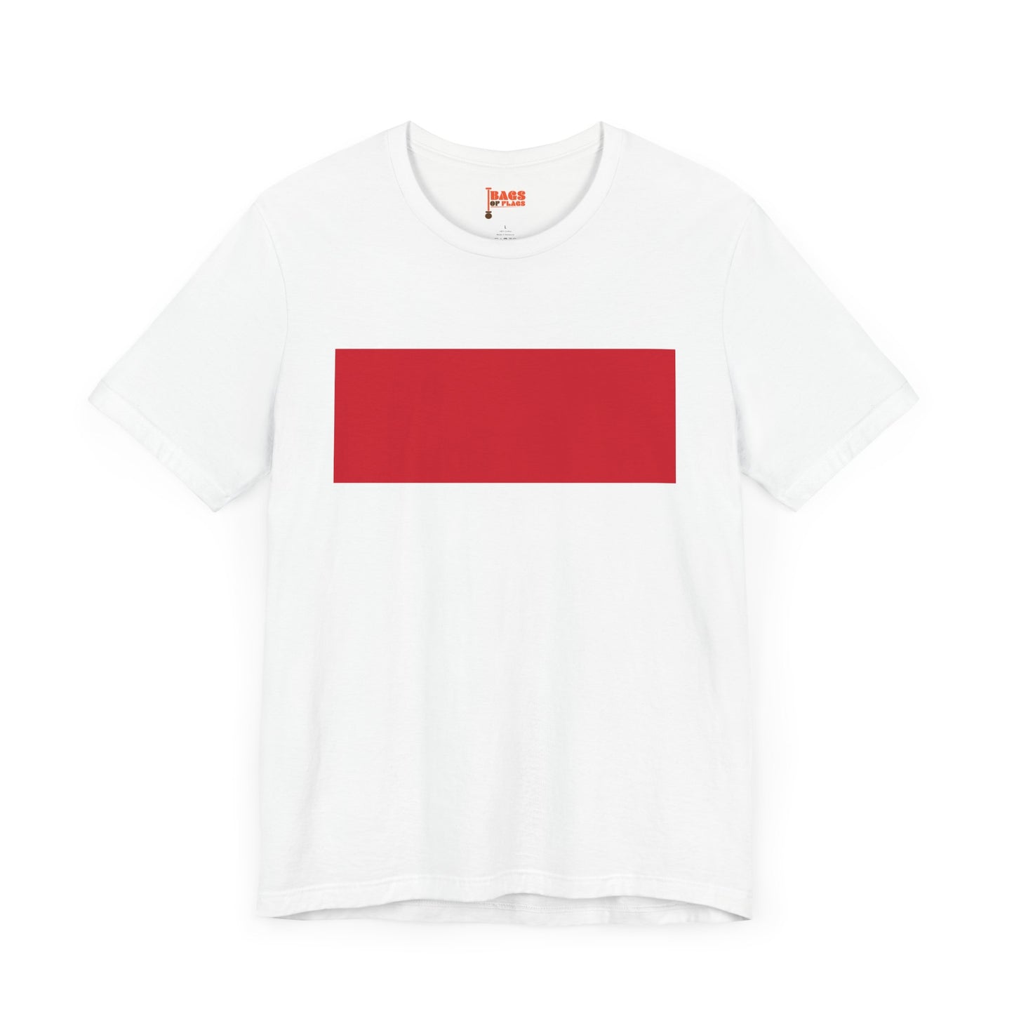 Monaco Flag on T-shirt