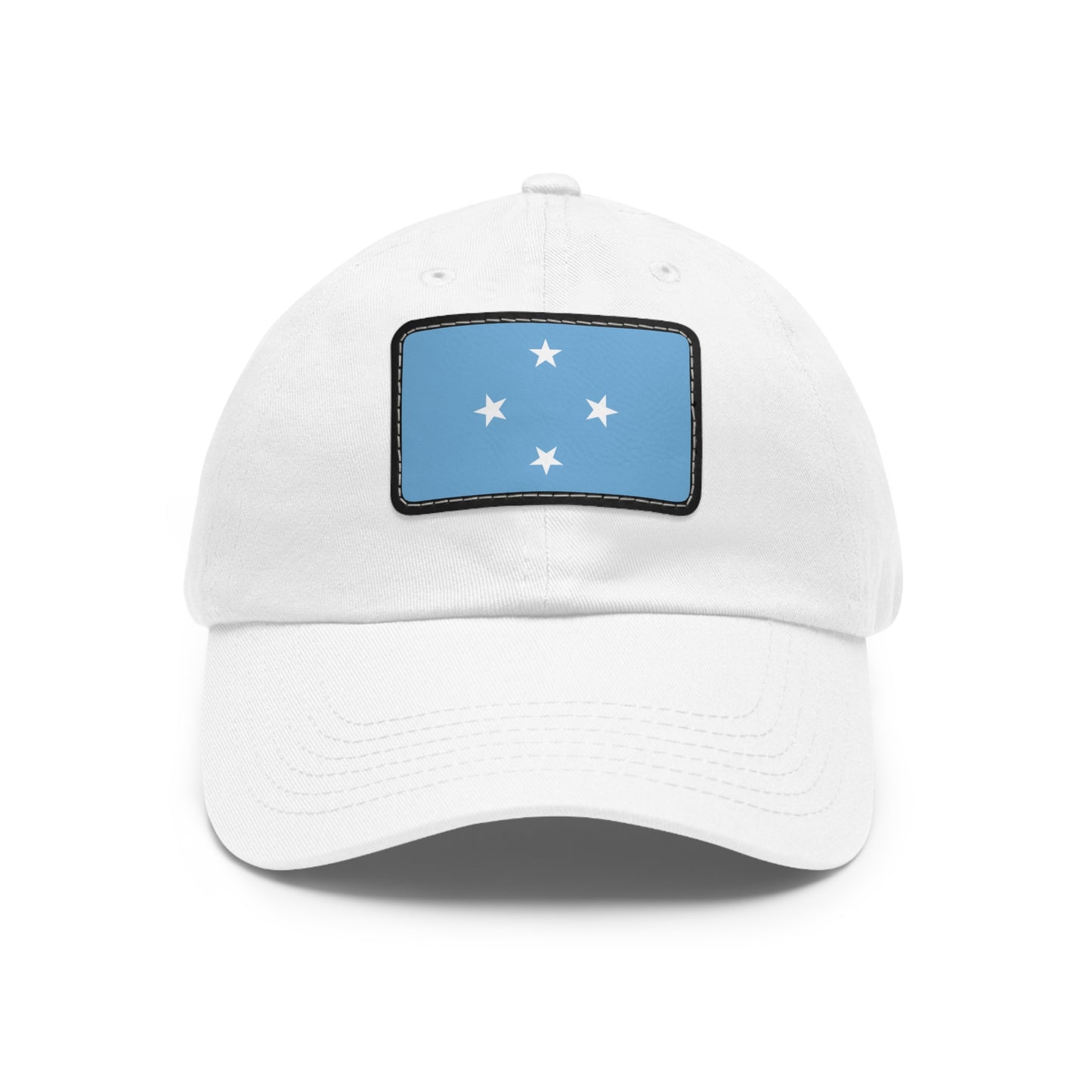 Federated States of Micronesia Leather Patch Hat