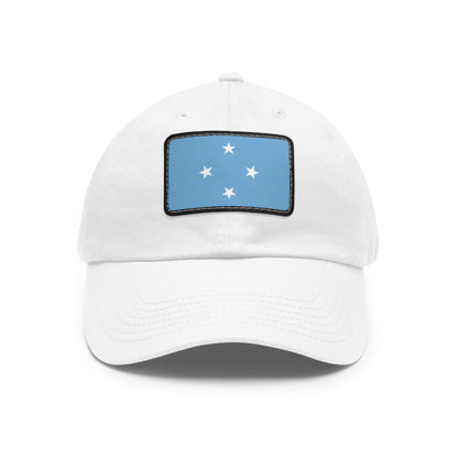 Federated States of Micronesia Leather Patch Hat