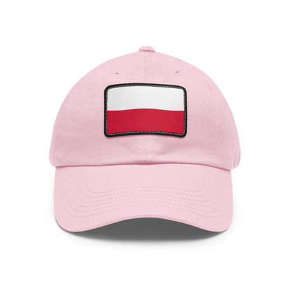 Poland Leather Patch Hat
