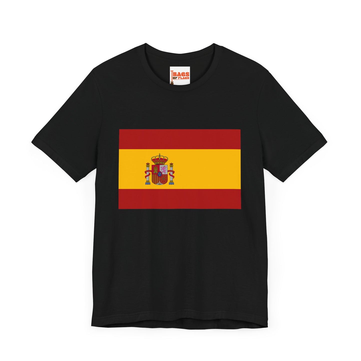 Spain Flag on T-shirt