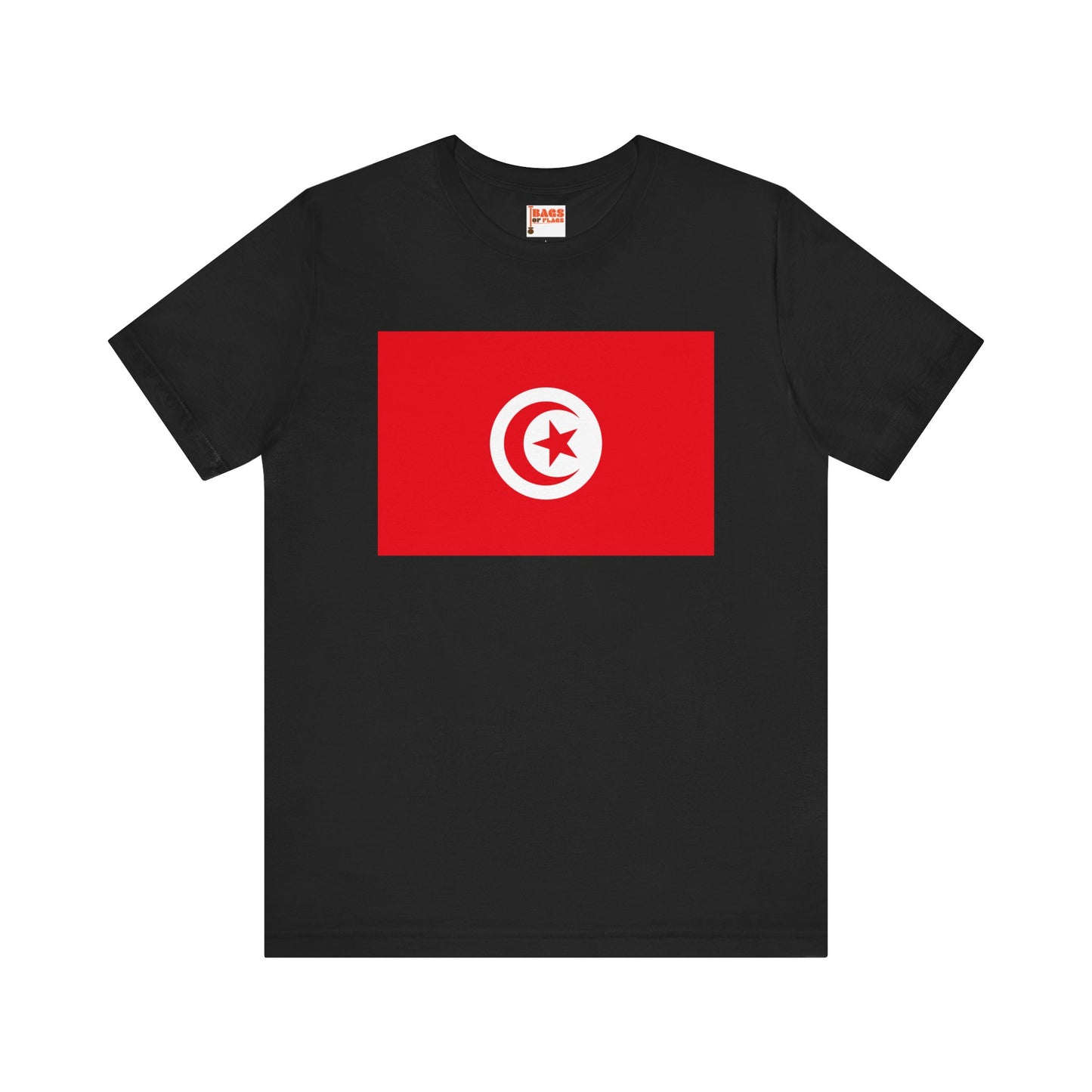 Tunisia Flag on T-shirt