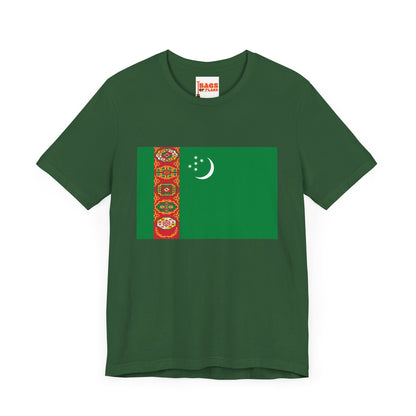 Turkmenistan Flag on T-shirt