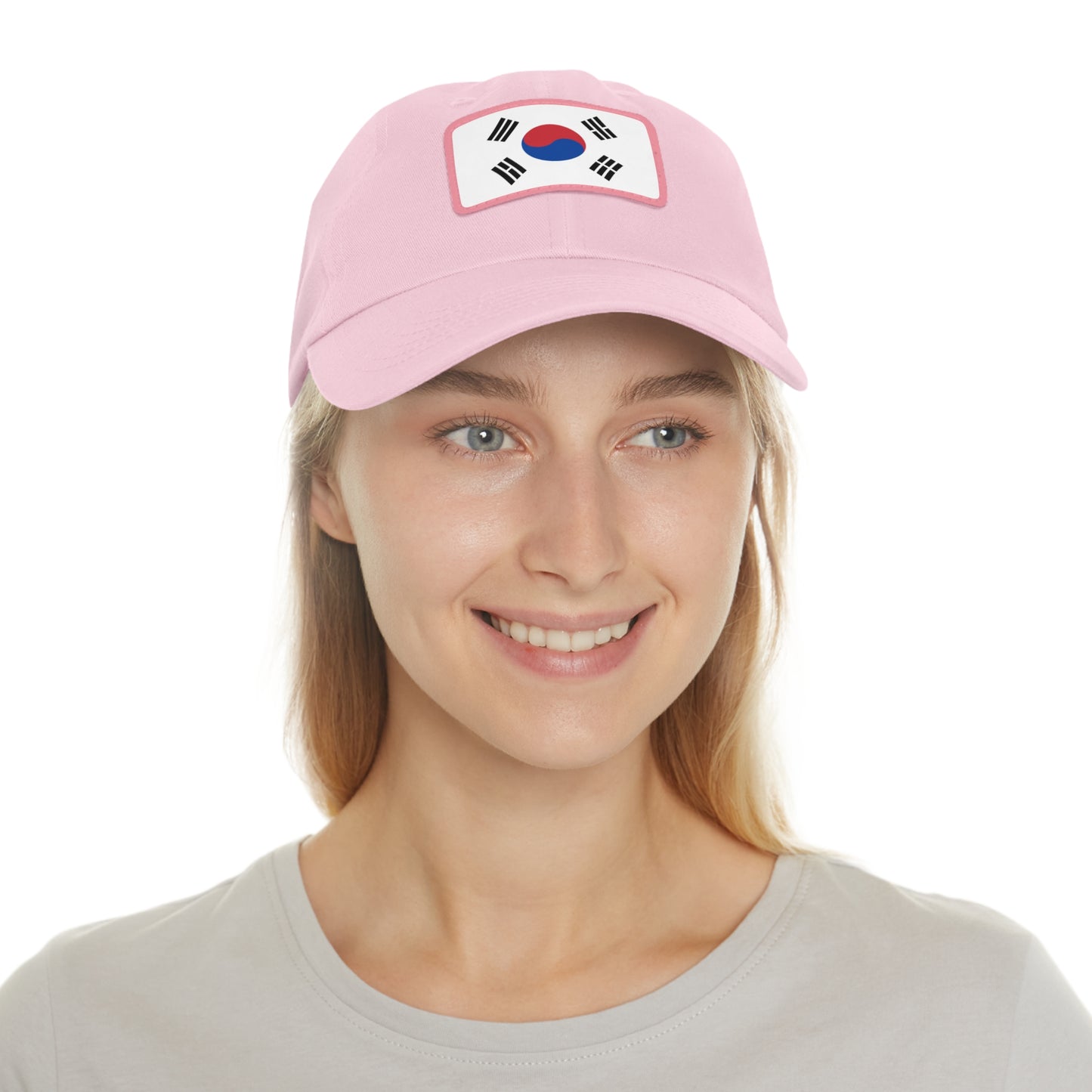 South Korea Leather Patch Hat