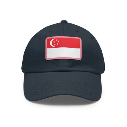 Singapore Leather Patch Hat
