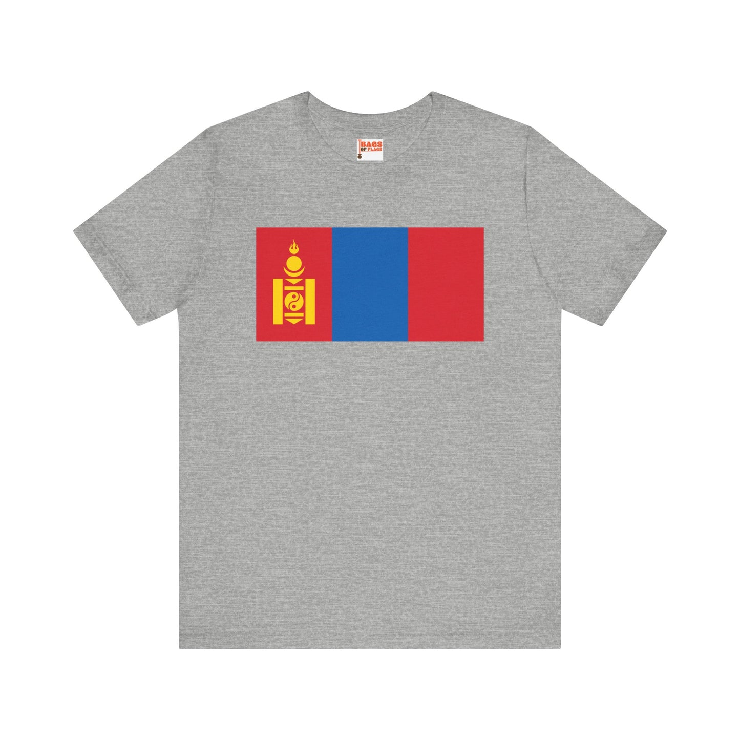 Mongolia Flag on T-shirt