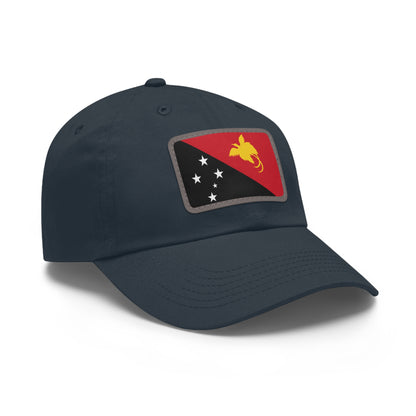 Papua New Guinea Leather Patch Hat