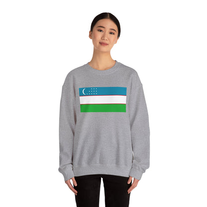 Uzbekistan Flag Sweatshirt