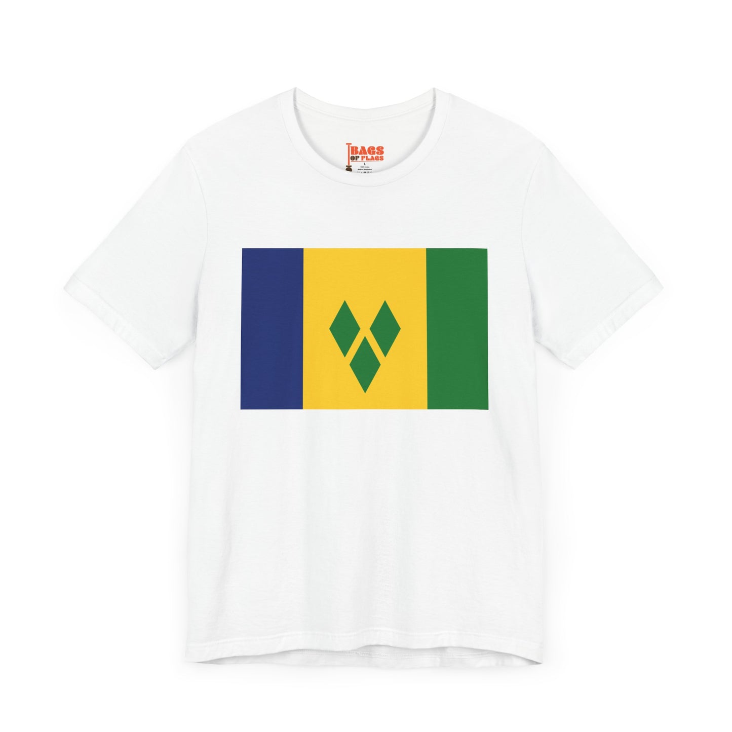 Saint Vincent and the Grenadines Flag on T-shirt