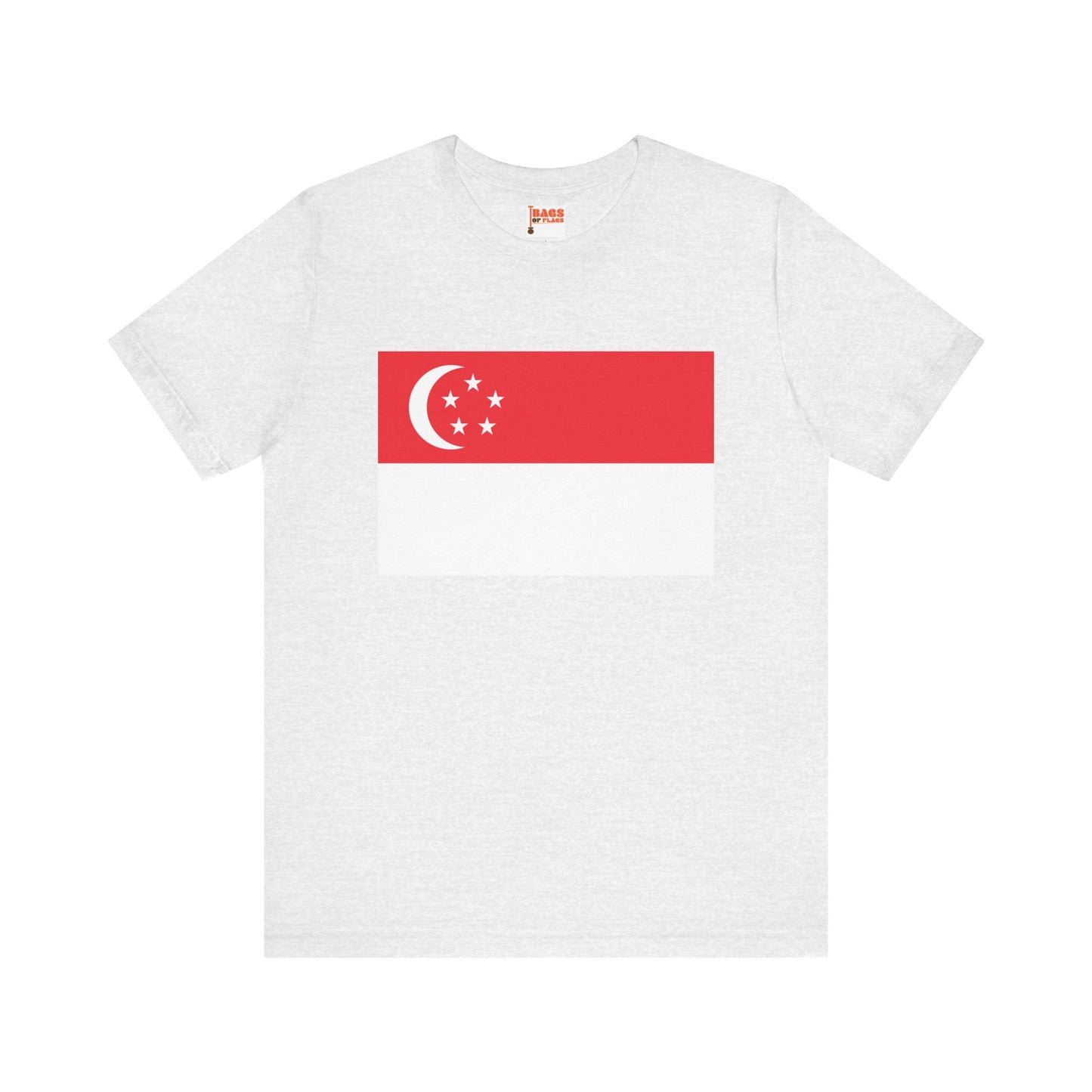Singapore Flag on T-shirt