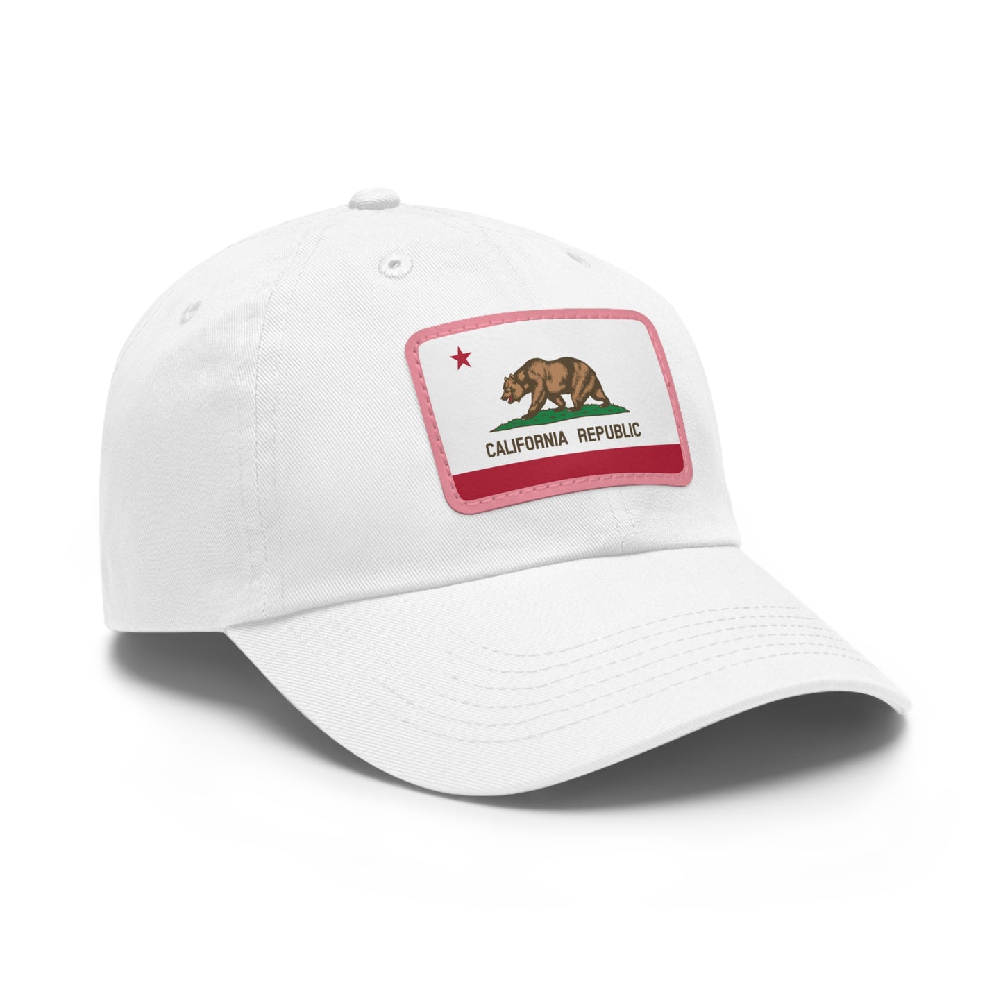 California Leather Patch Hat