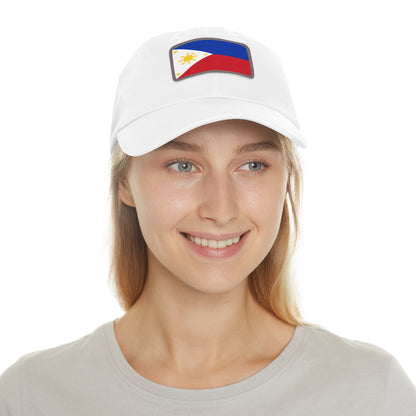Philippines Leather Patch Hat