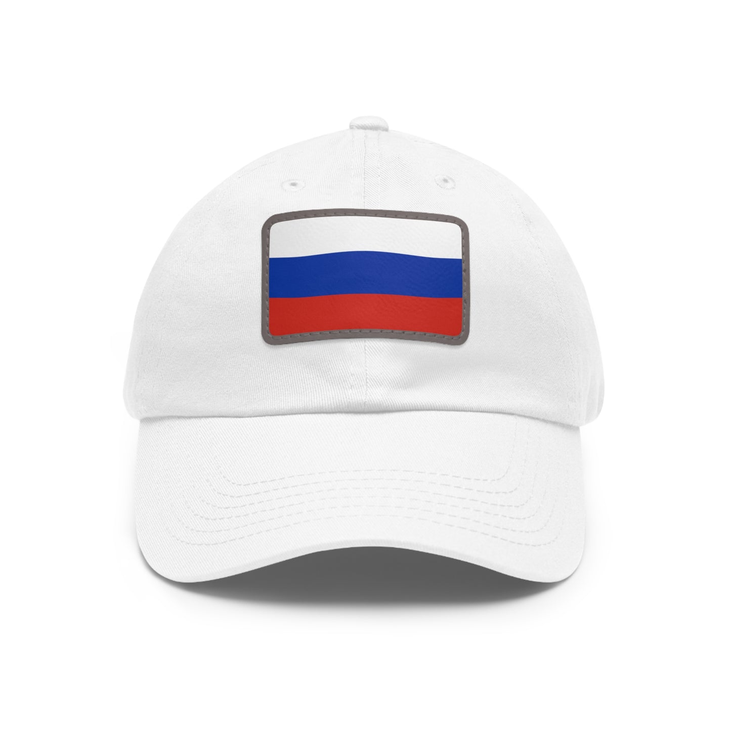 Russia Leather Patch Hat