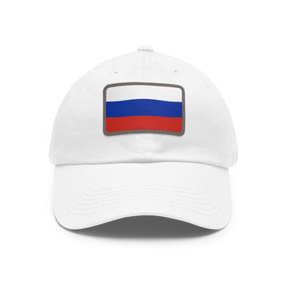 Russia Leather Patch Hat