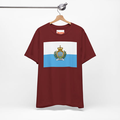 San Marino Flag on T-shirt