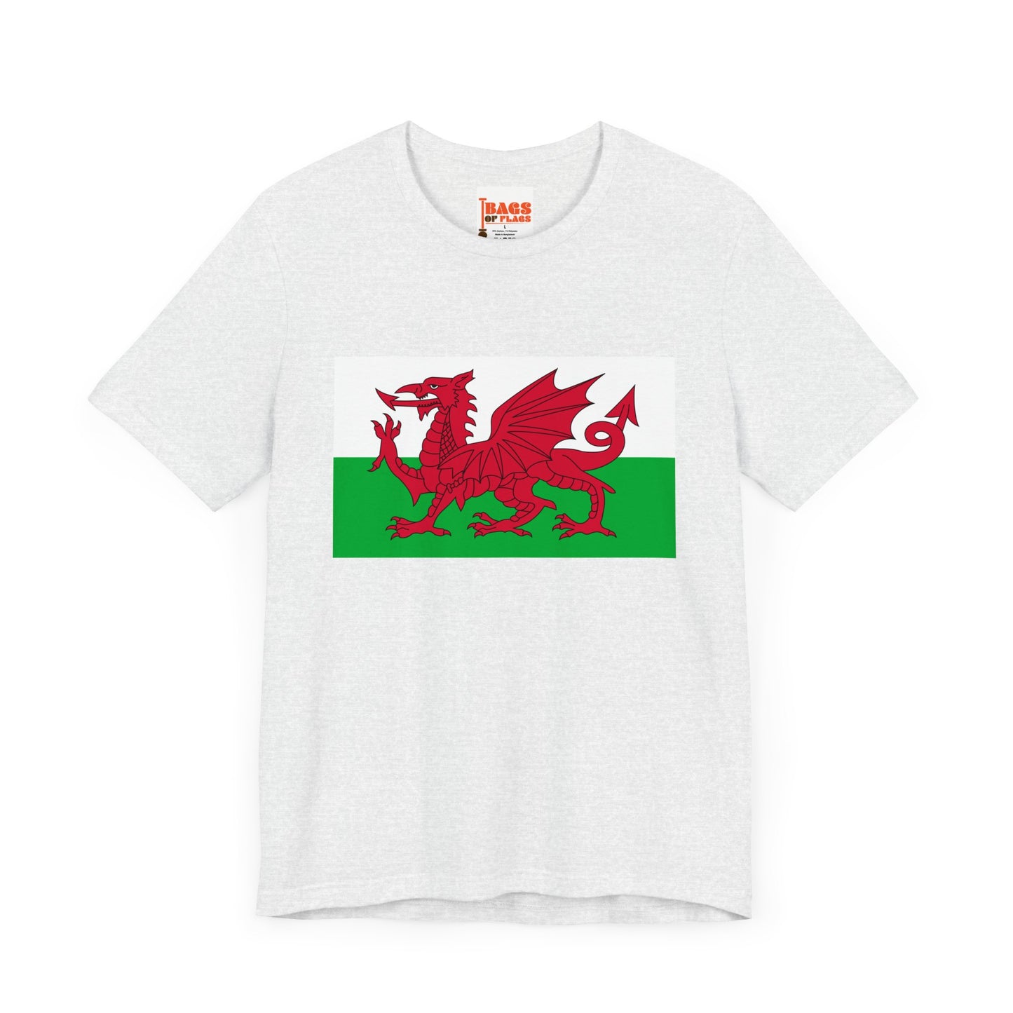 Wales Flag on T-shirt