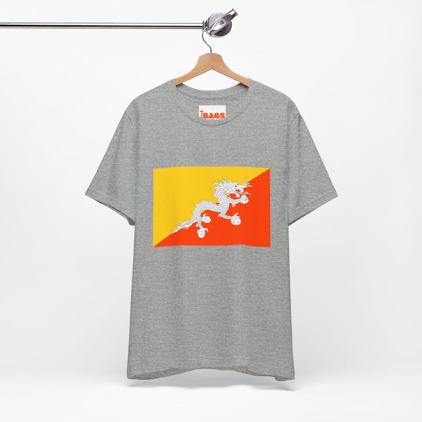 Bhutan Flag on T-shirt