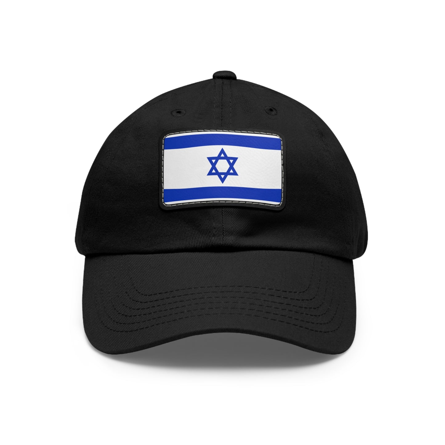 Israel Leather Patch Hat