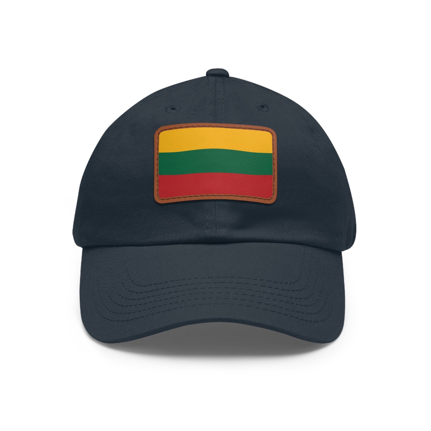 Lithuania Leather Patch Hat