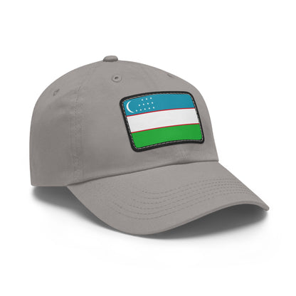 Uzbekistan Leather Patch Hat