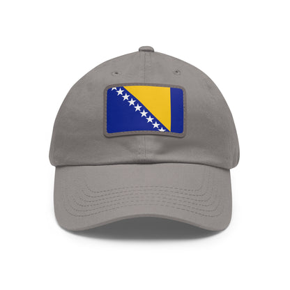 Bosnia and Herzegovina Leather Patch Hat