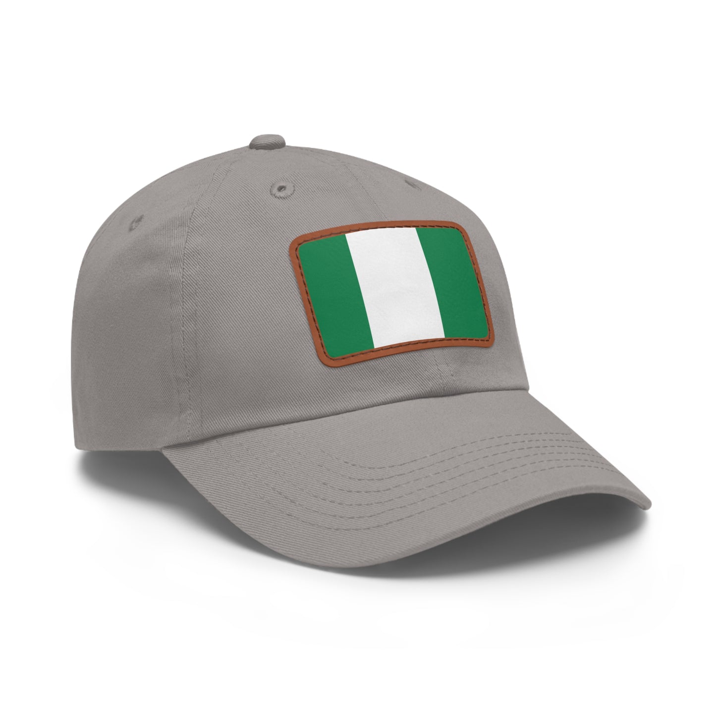 Nigeria Leather Patch Hat