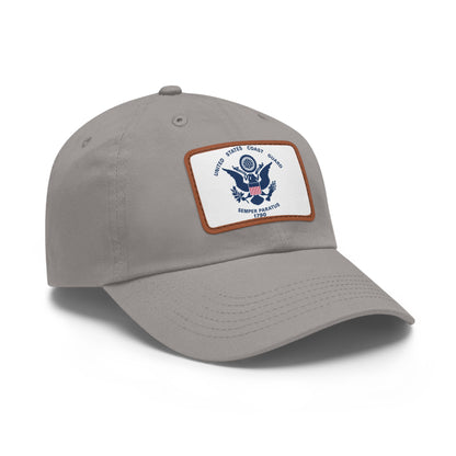US Coast Guard Leather Patch Hat