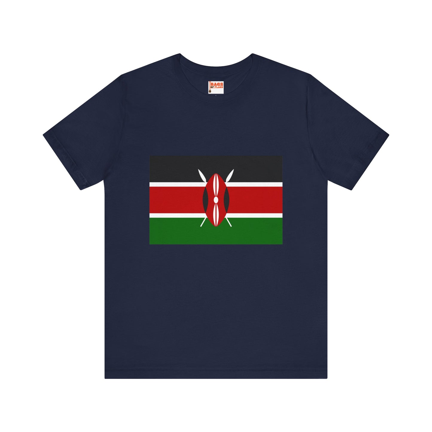 Kenya Flag on T-shirt