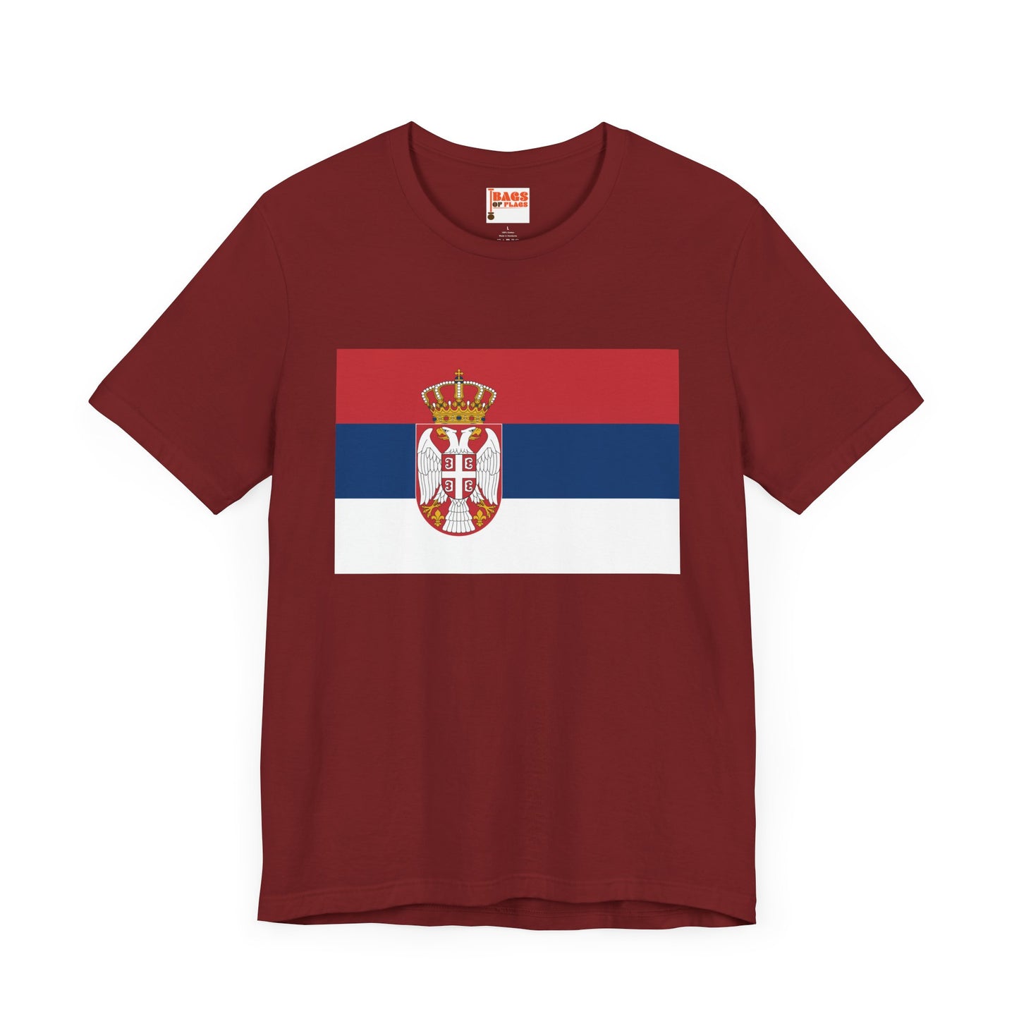 Serbia Flag on T-shirt