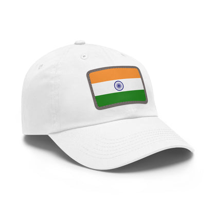 India Leather Patch Hat