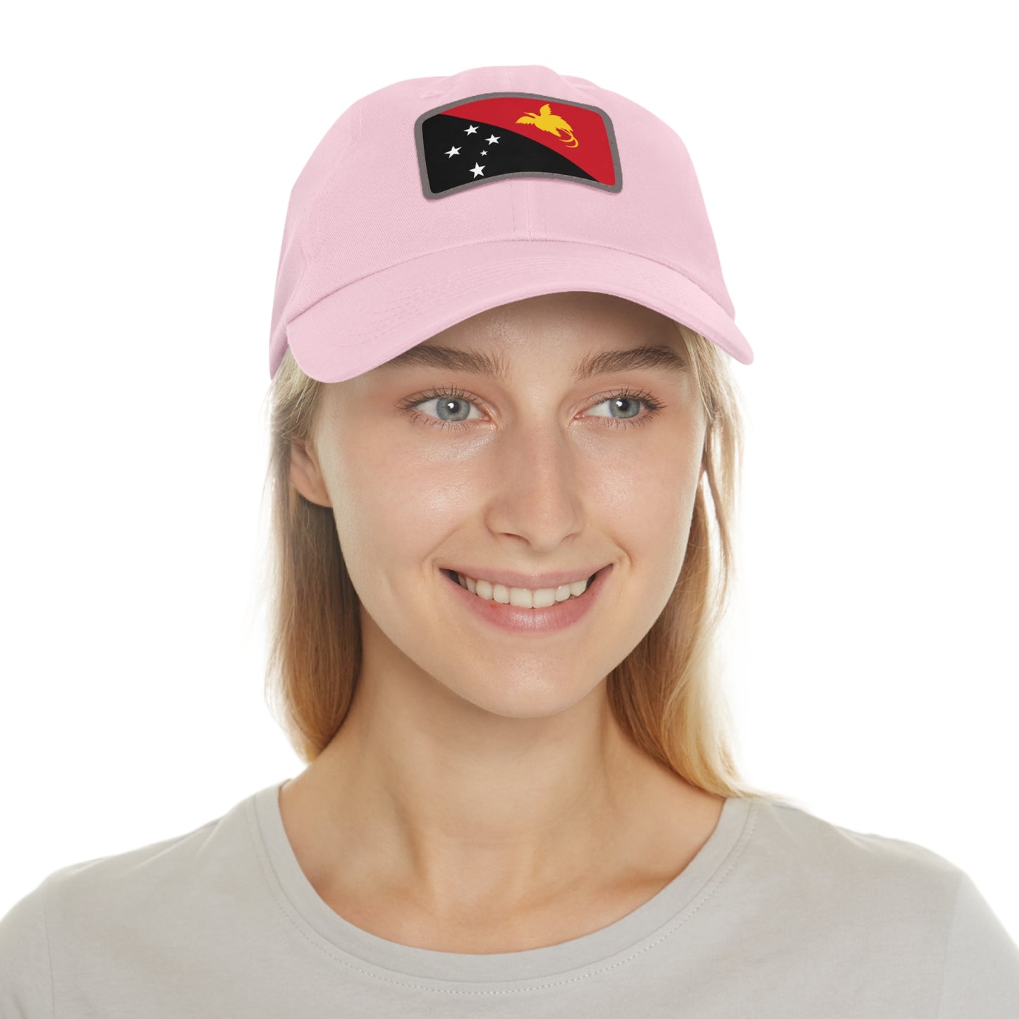 Papua New Guinea Leather Patch Hat