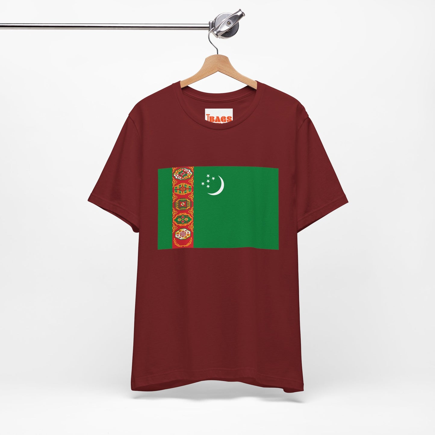 Turkmenistan Flag on T-shirt