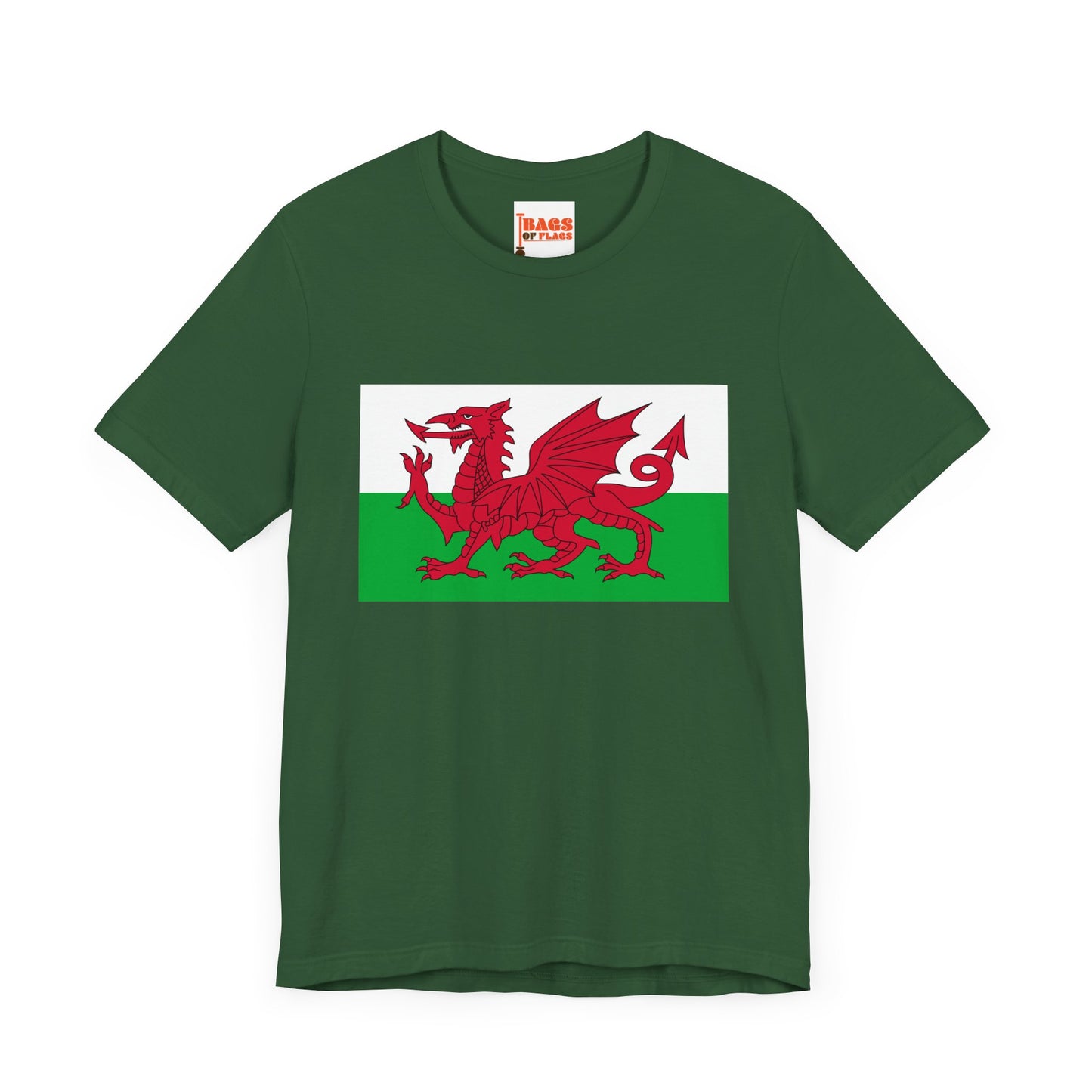 Wales Flag on T-shirt