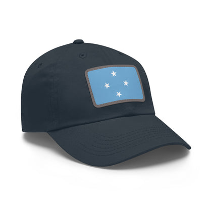 Federated States of Micronesia Leather Patch Hat