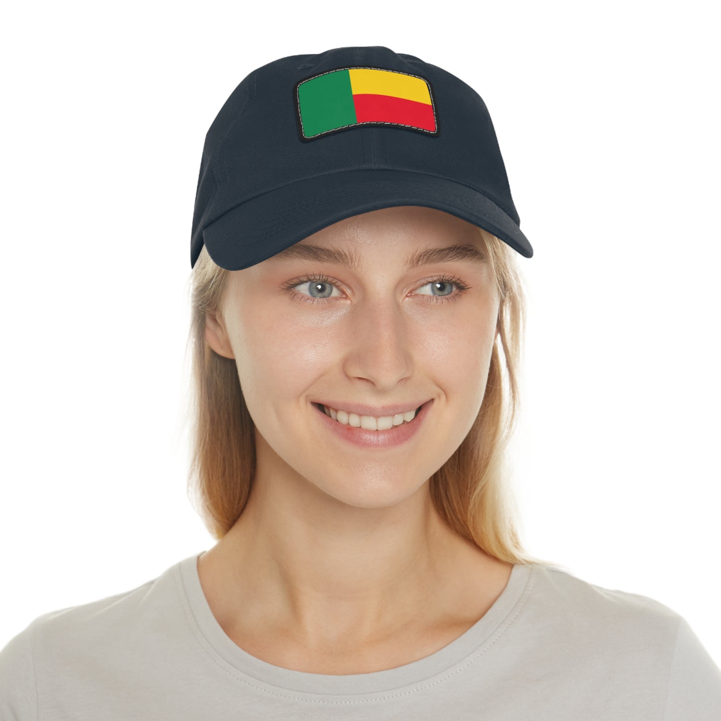 Benin Leather Patch Hat