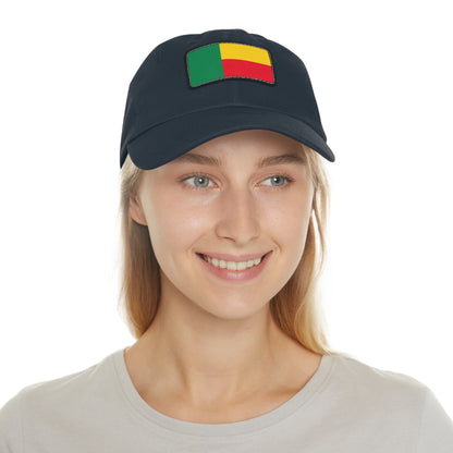 Benin Leather Patch Hat